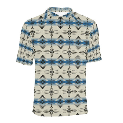 Southwest Pattern Print Design LKS304 Men Polo Shirt