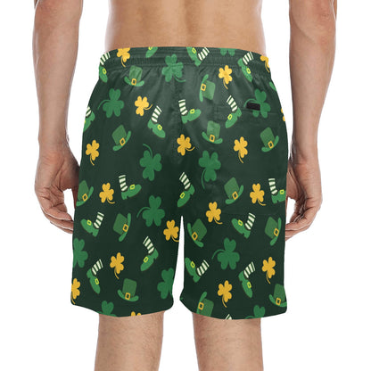 St Patricks Day Print Design LKS306 Men's Swim Trunks Beach Shorts