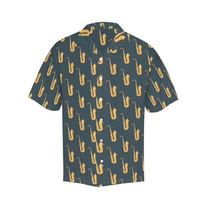 Saxophone Print Design LKS401 Men's Men's Hawaiian Shirt