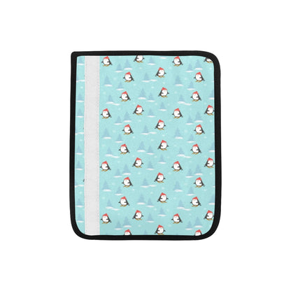Ski Penguin Print Design LKS304 Car Seat Belt Cover