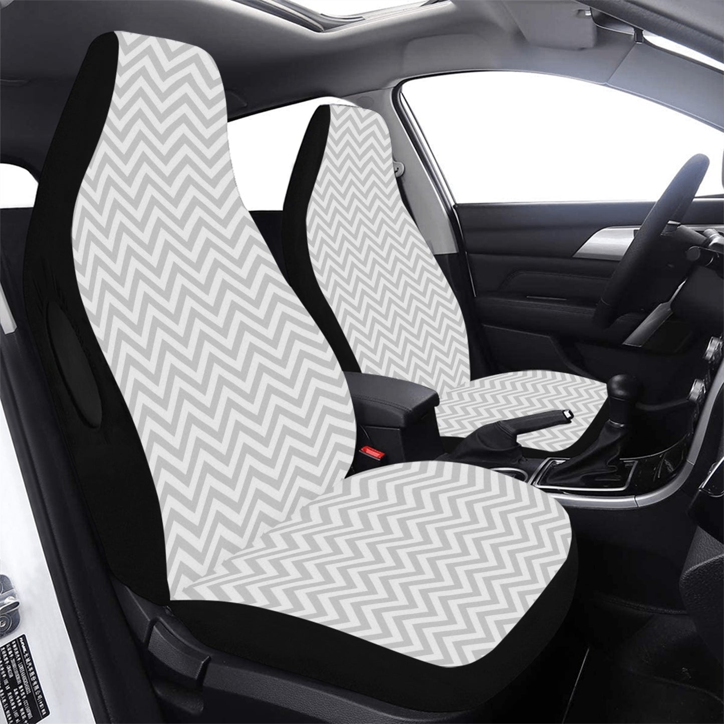 Chevron Print Design LKS401 Car Seat Covers