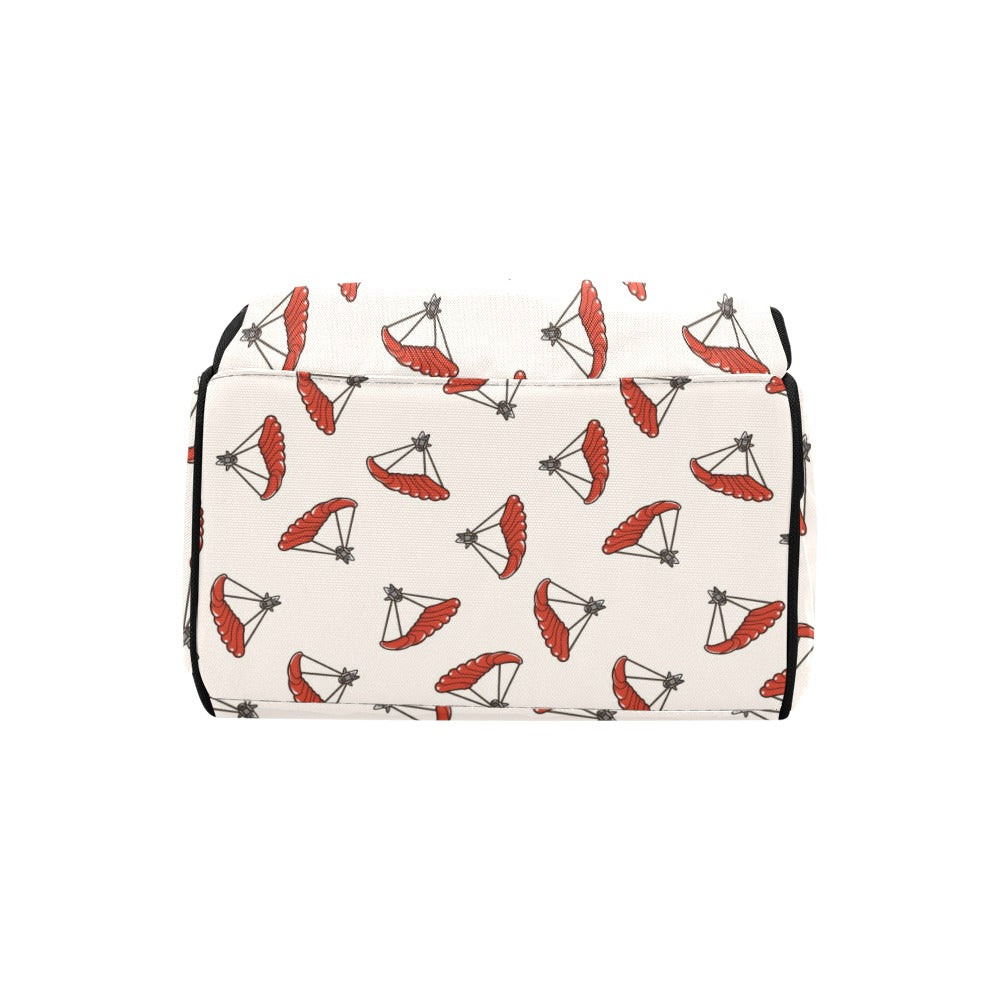 Skydiver Print Design LKS302 Diaper Bag Backpack