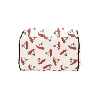Skydiver Print Design LKS302 Diaper Bag Backpack