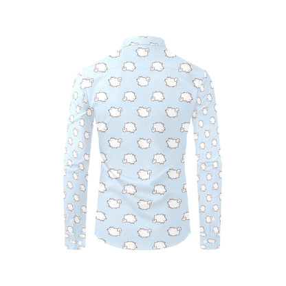 Samoyeds Print Design LKS301 Men's Long Sleeve Dress Shirt