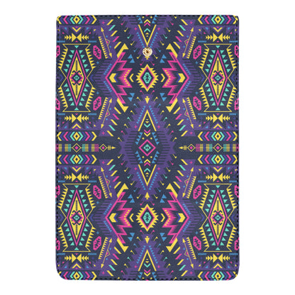 Aztec Pattern Print Design 07 Women's Trifold Wallet