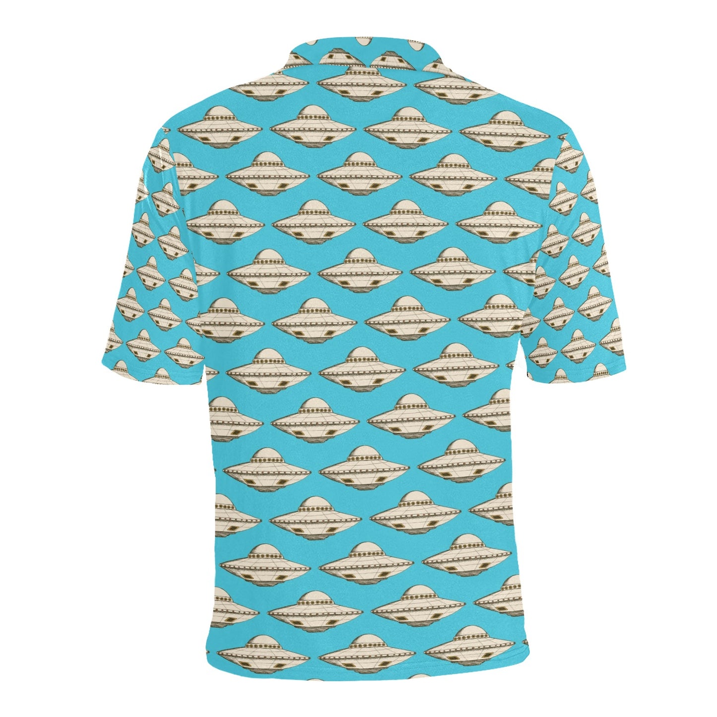 UFO Print Design LKS301 Men Polo Shirt