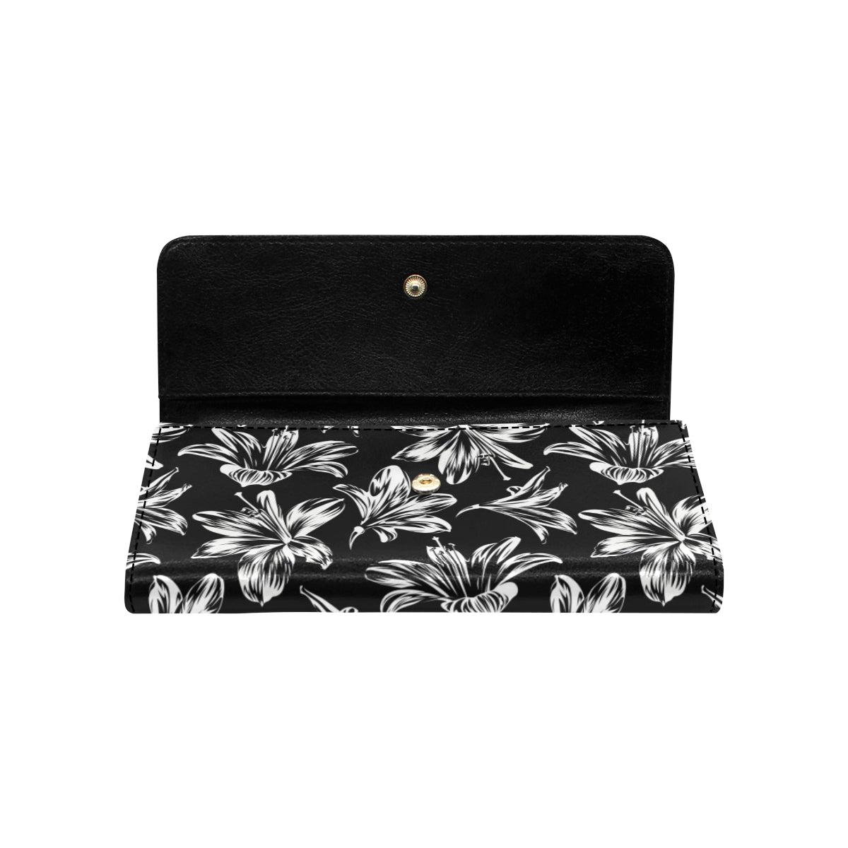 Amaryllis Pattern Print Design AL04 Women's Trifold Wallet