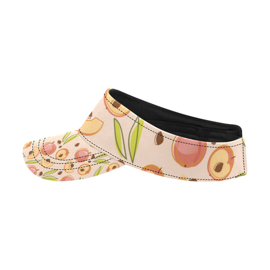 Peach Pattern Print Design A01 Unisex Sun Visor