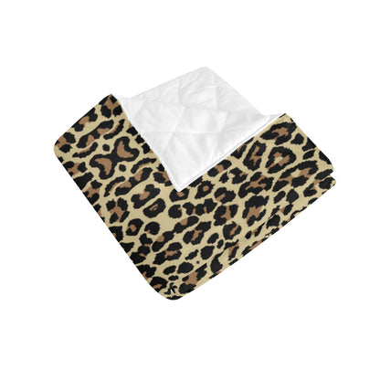 Cheetah Pattern Print Design 02 Premium Quilt