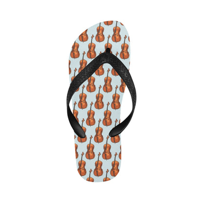 Violin Print Design LKS406 Flip Flops