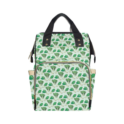 Bok Choy Pattern Print Design 01 Diaper Bag Backpack