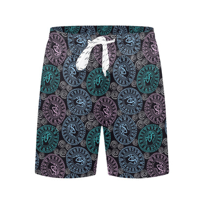 Eye of Horus Ethnic Pattern Men's Swim Trunks Beach Shorts