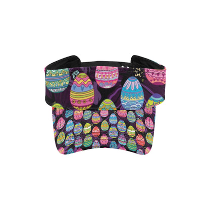 Easter Eggs Pattern Print Design RB08 Unisex Sun Visor