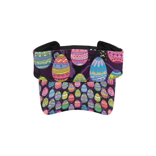 Easter Eggs Pattern Print Design RB08 Unisex Sun Visor