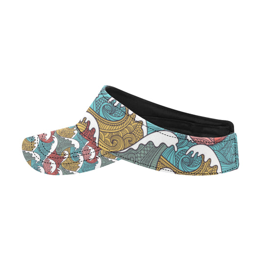 Tribal Wave Pattern Print Unisex Sun Visor