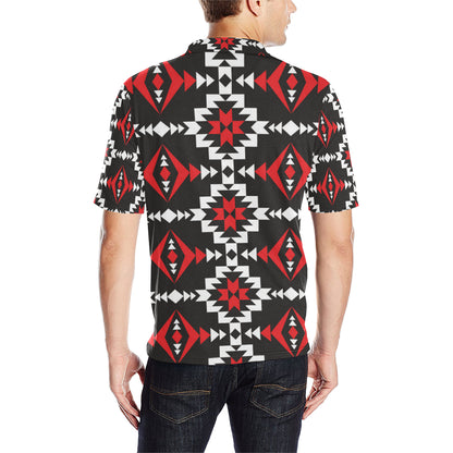 Navajo Pattern Print Design A02 Men Polo Shirt