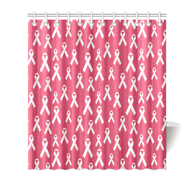 Breast Cancer Awareness Symbol Shower Curtain