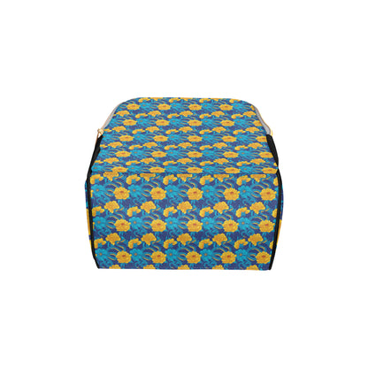 Boa Pattern Print Design 01 Diaper Bag Backpack