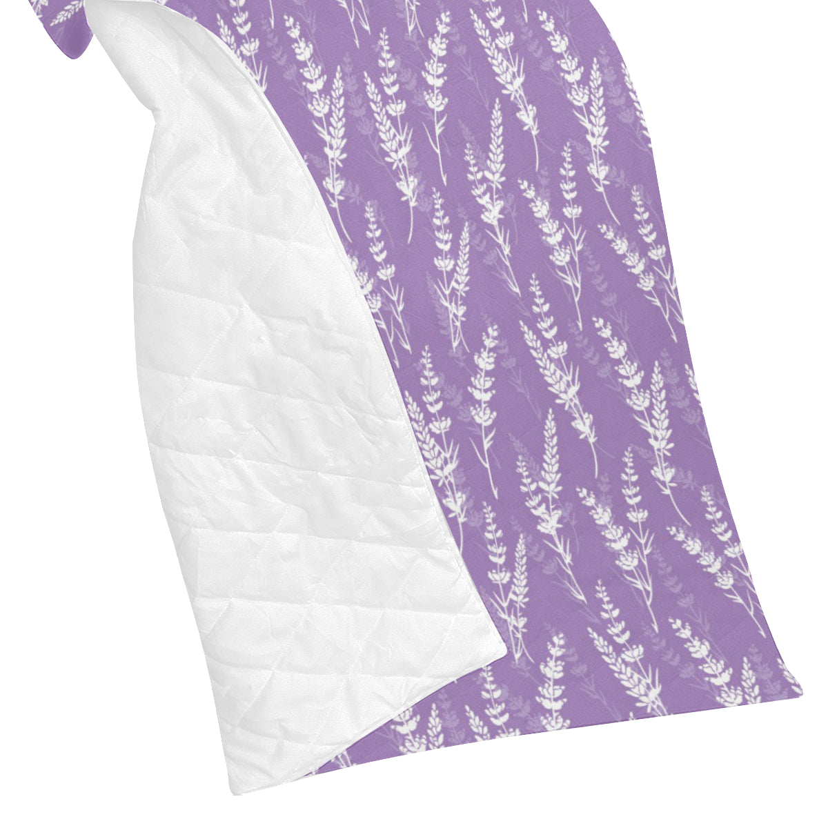 Lavender Pattern Print Design LV08 Premium Quilt