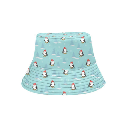 Ski Penguin Print Design LKS304 Unisex Bucket Hat