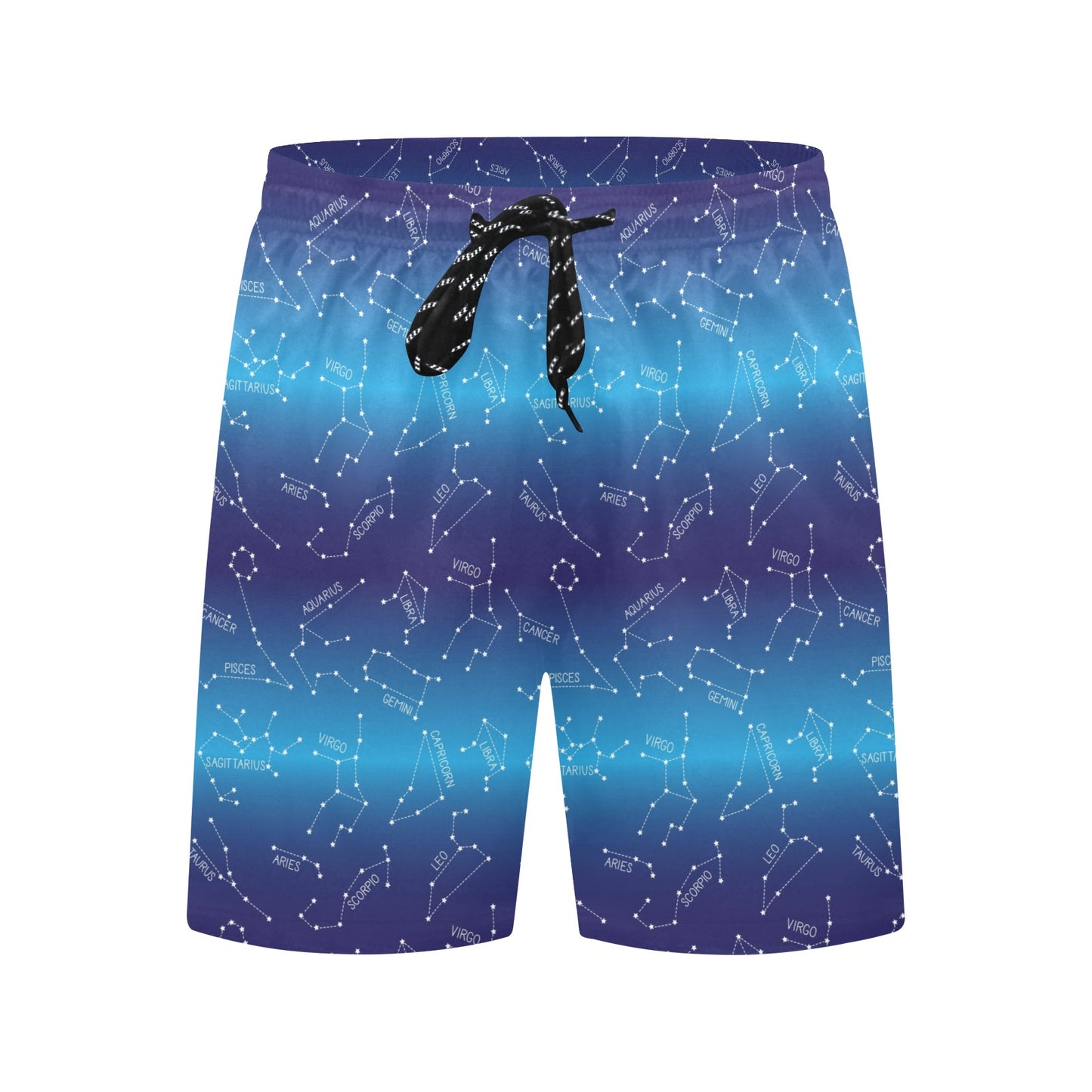 Virgo Print Design LKS302 Men's Swim Trunks Beach Shorts