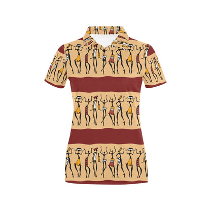 African People Women's Polo Shirt