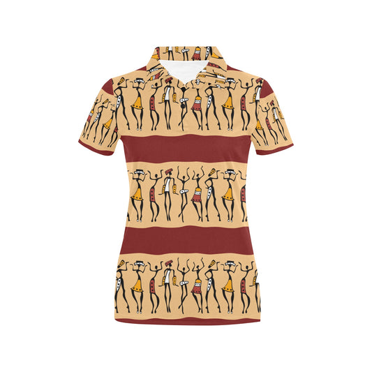 African People Women's Polo Shirt