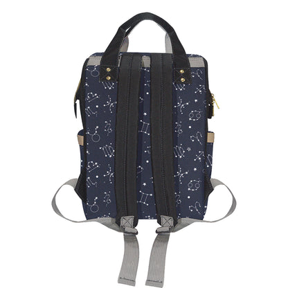 Constellation Pattern Print Design 05 Diaper Bag Backpack