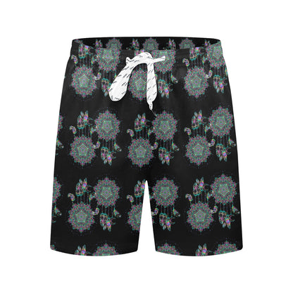 Dream Catcher Colorful Hand Draw Men's Swim Trunks Beach Shorts