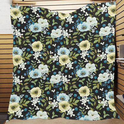 Anemone Pattern Print Design AM03 Premium Quilt