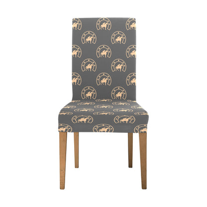 Horseshoe Print Design LKS306 Dining Chair Slipcover