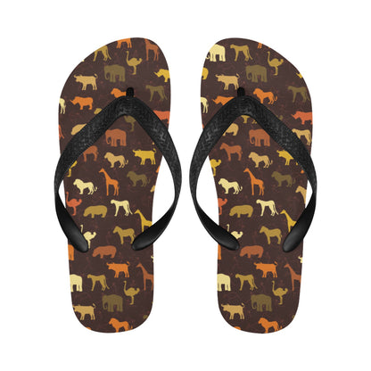 Safari Animal Print Design LKS301 Flip Flops