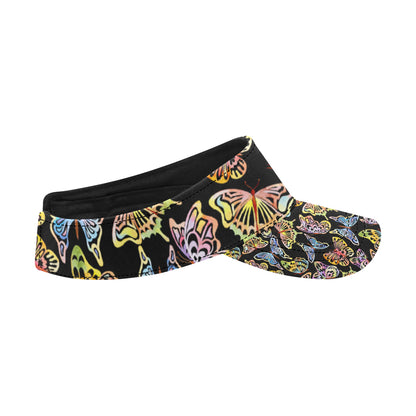 Butterfly Water Color Rainbow Unisex Sun Visor
