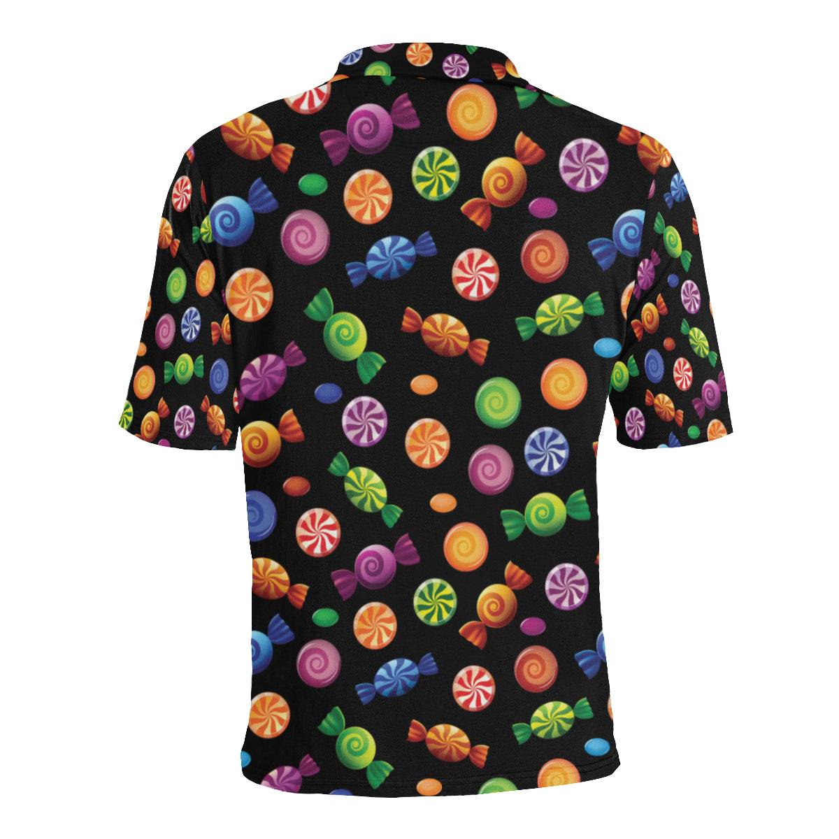 Candy Pattern Print Design 01 Men Polo Shirt