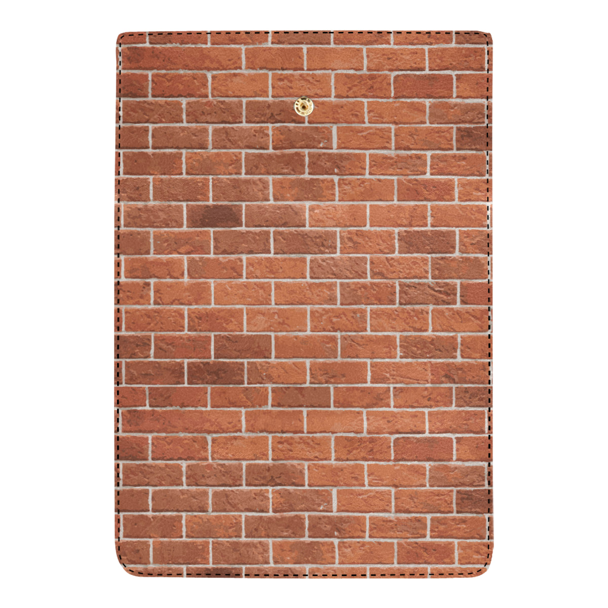 Brick Brown Pattern Print Design 02 Women's Trifold Wallet