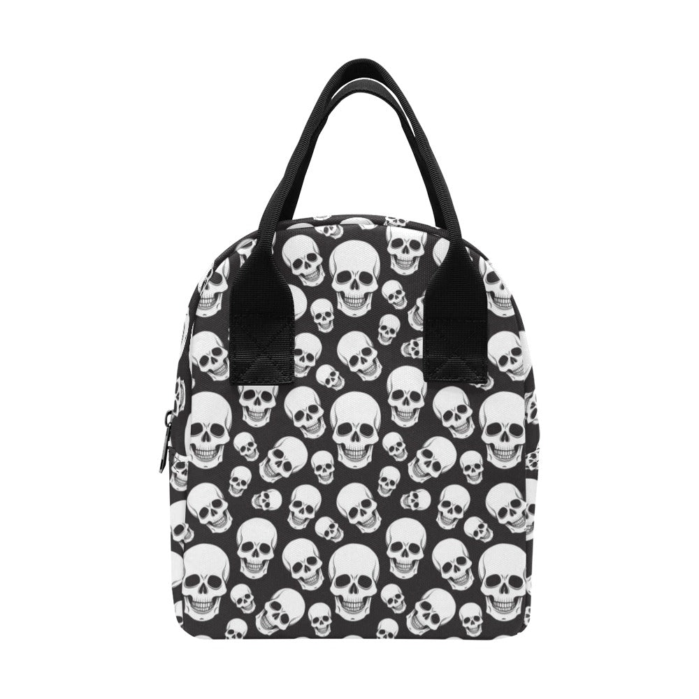 Skull Print Design LKS301 Insulated Lunch Bag