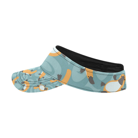 Platypus Pattern Print Design A01 Unisex Sun Visor