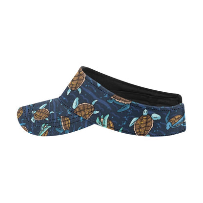 Sea Turtle Print Design LKS3011 Unisex Sun Visor