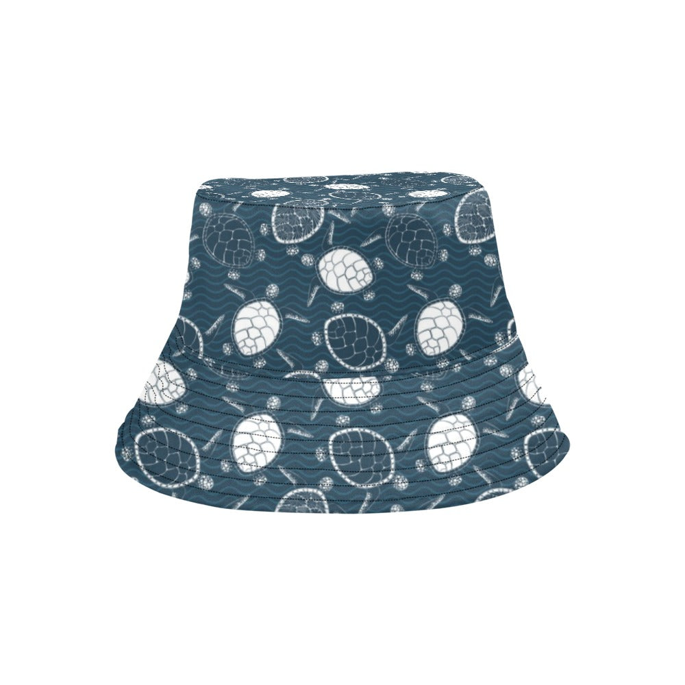 Sea Turtle Print Design LKS3015 Unisex Bucket Hat