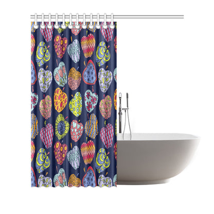 Apple Pattern Print Design AP05 Shower Curtain