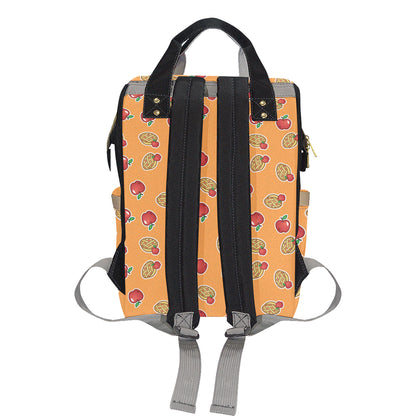 Apple Pie Pattern Print Design 02 Diaper Bag Backpack