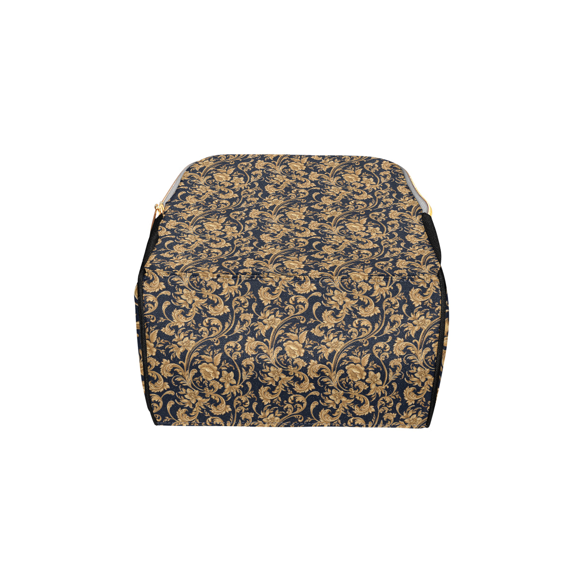 Baroque Golden Pattern Print Design 03 Diaper Bag Backpack
