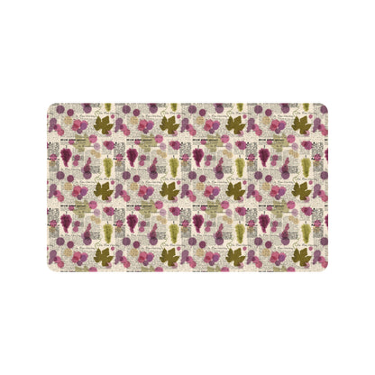 Wine Style Design Print Rubber Doormat