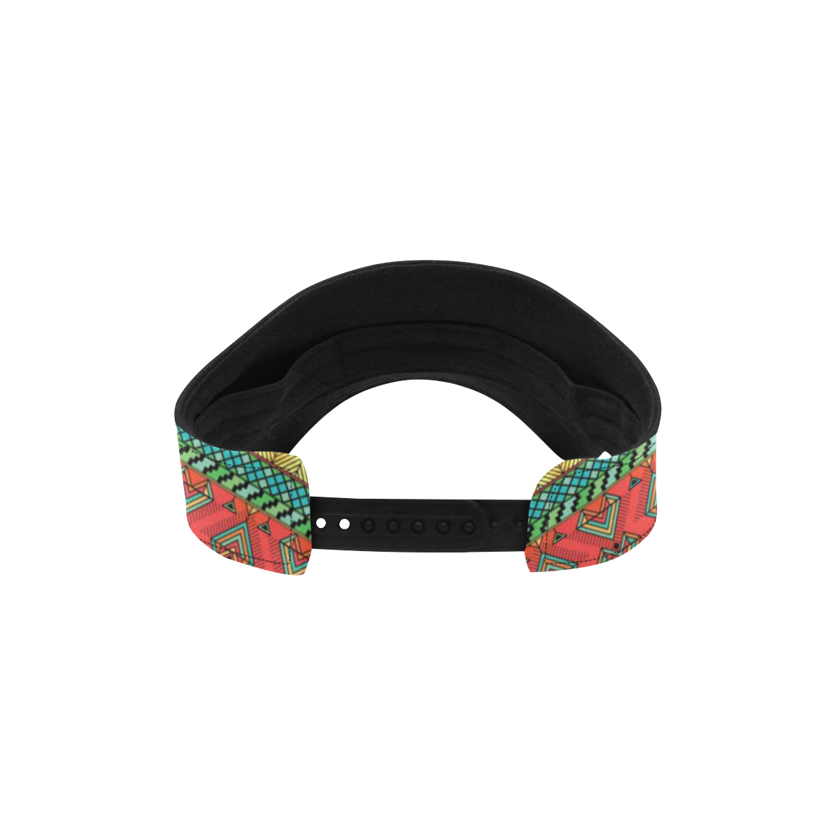 African Colorful Zigzag Print Pattern Unisex Sun Visor
