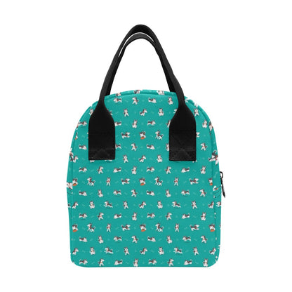 Siberian Huskies Print Design LKS303 Insulated Lunch Bag