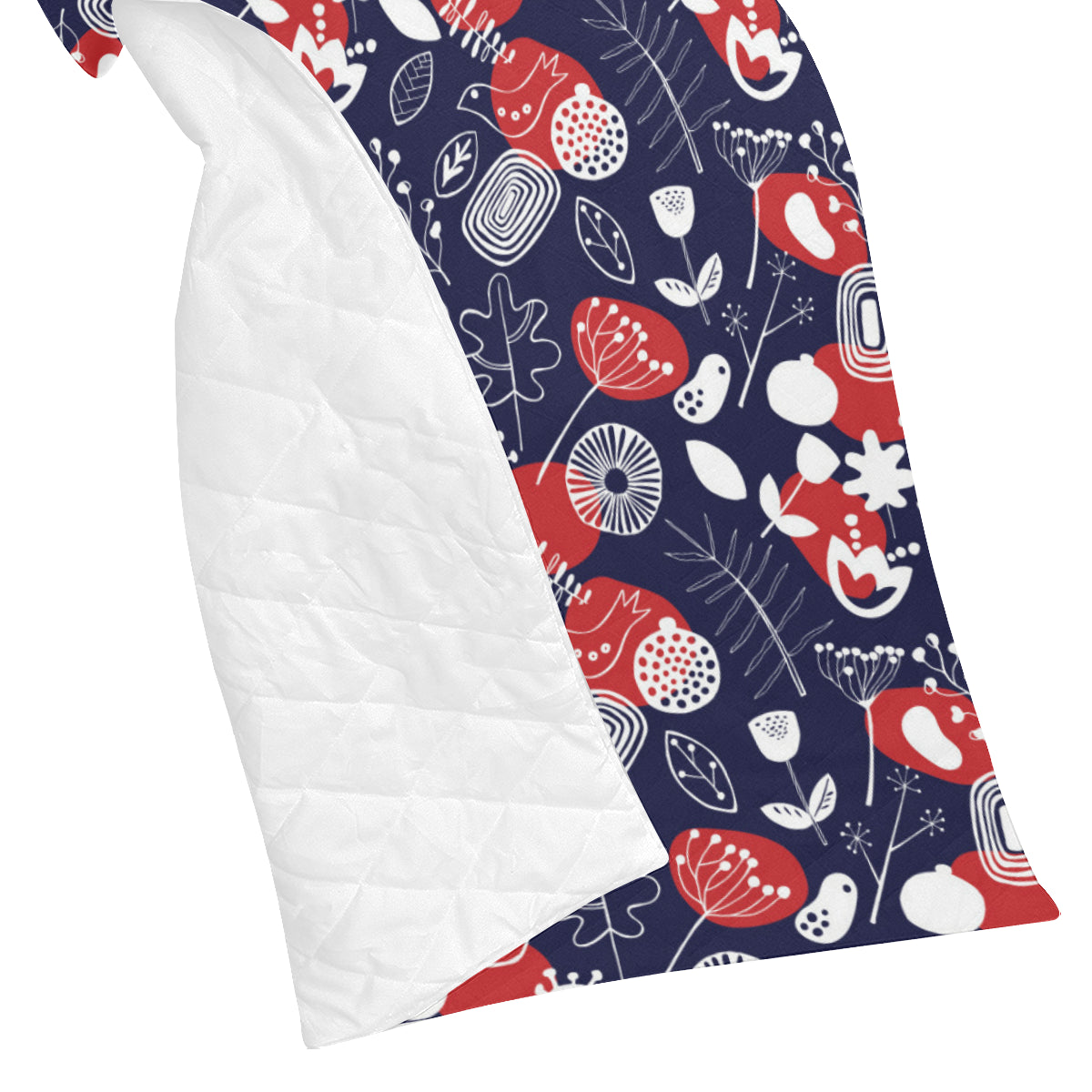 Nordic Pattern Print Design A02 Premium Quilt