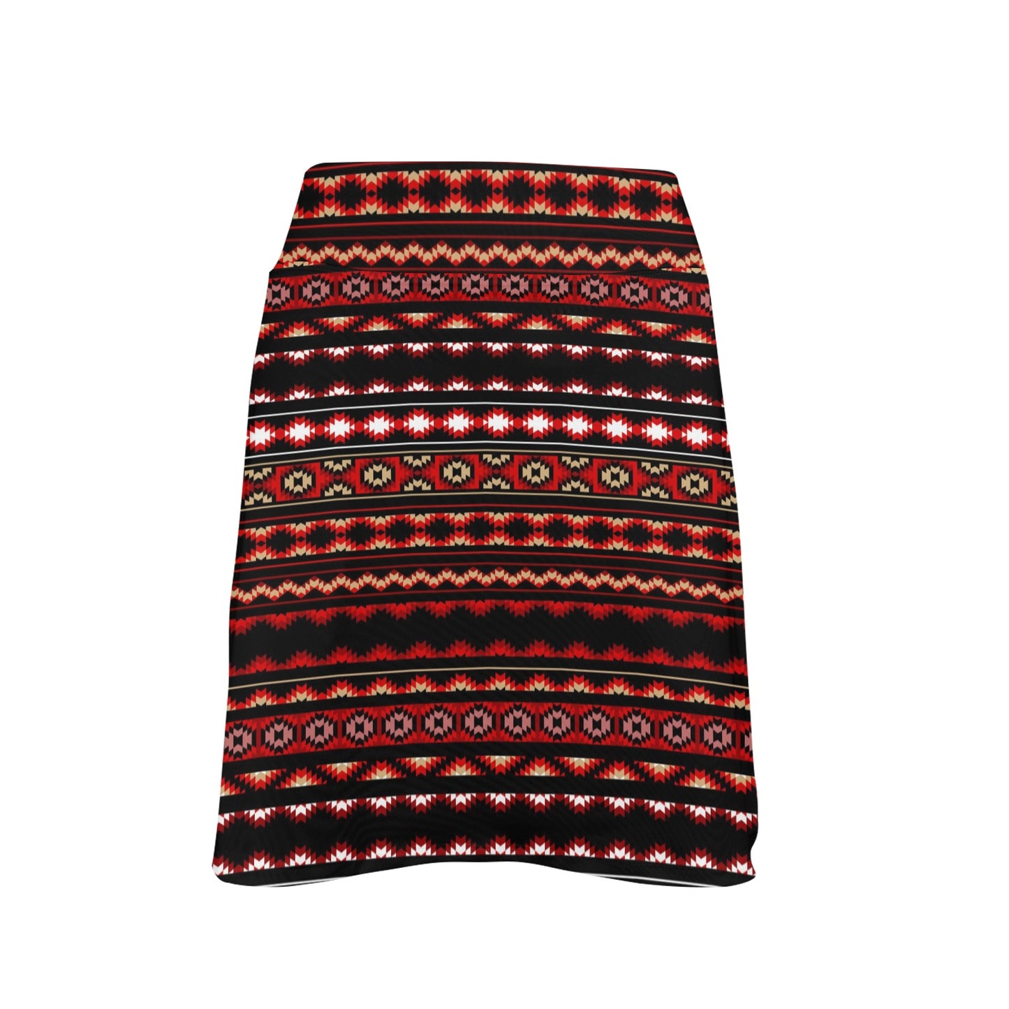 Southwestern Themed 17" Golf & Pickleball Skort with Pockets