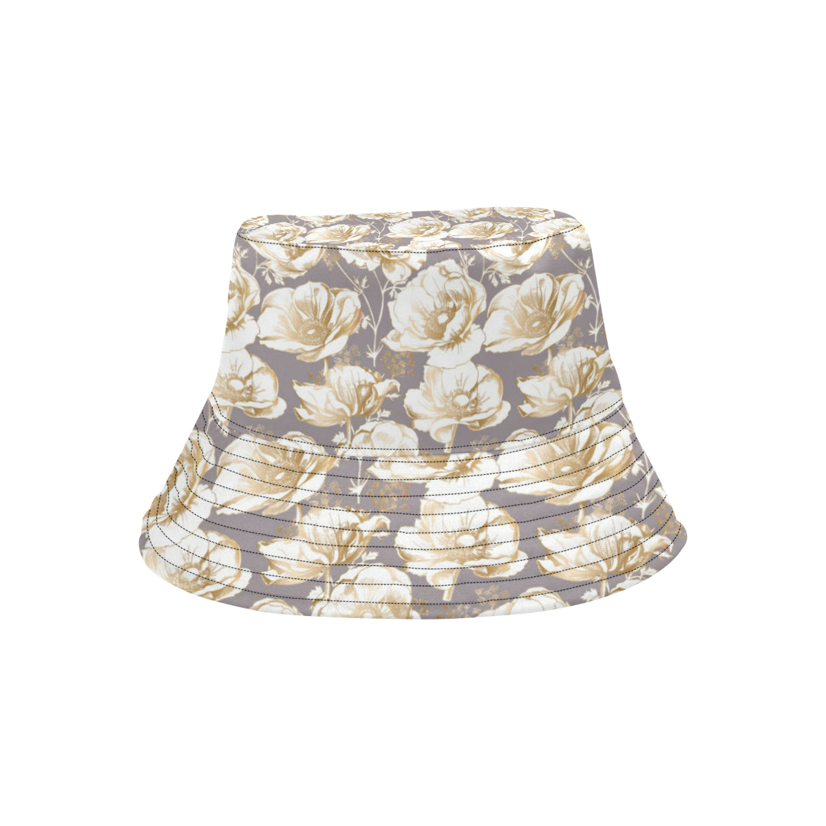 Anemone Pattern Print Design AM05 Unisex Bucket Hat