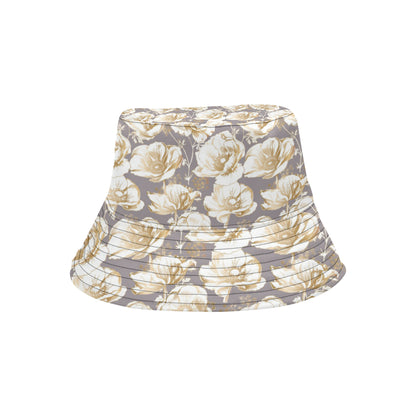 Anemone Pattern Print Design AM05 Unisex Bucket Hat