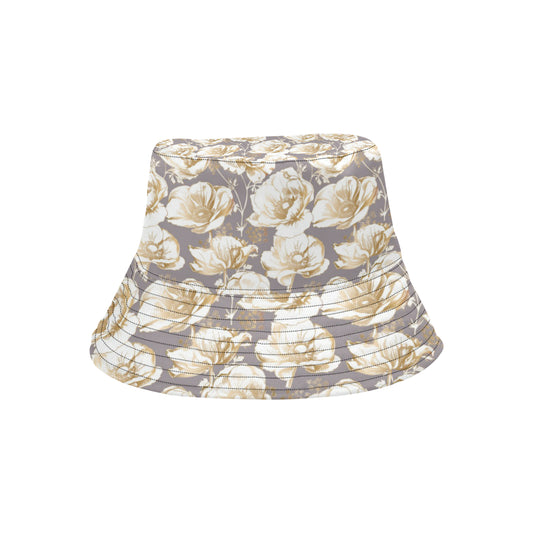 Anemone Pattern Print Design AM05 Unisex Bucket Hat